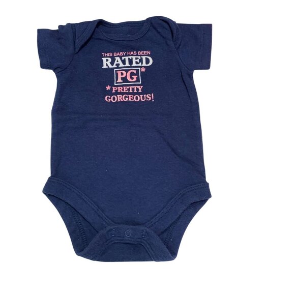 Lot of 4 Bodysuits Girls Infant Size 0 3 Months Short Sleeve tank Pink Daddys Sw - Picture 4 of 5